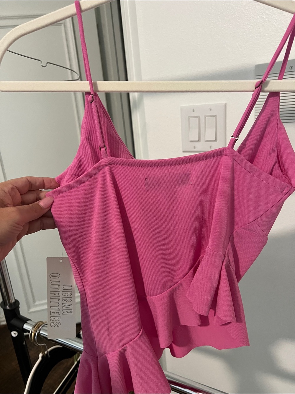Urban Outfitters Pink Ruffle Camisole Top size xs - Picture 5 of 6